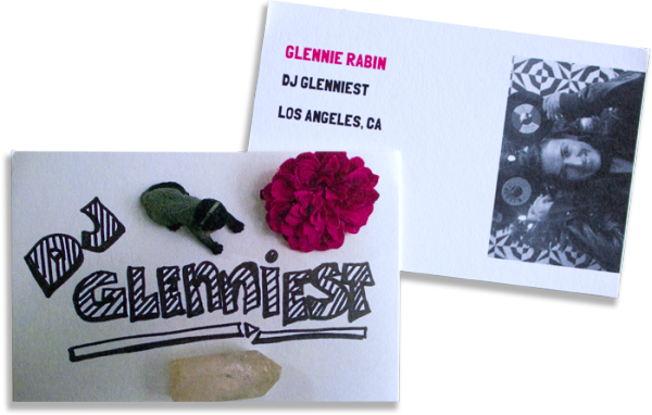 DJ Glenniest Business Cards